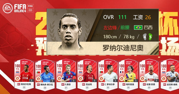 FO4 lại sắp có mùa thẻ mới Best Of Europe, Ronaldinho sẽ là ICONS tiếp theo với chỉ số siêu khủng!