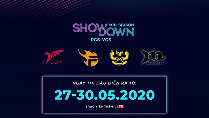 Lịch thi đấu Mid Season Showdown - VCS x PCS