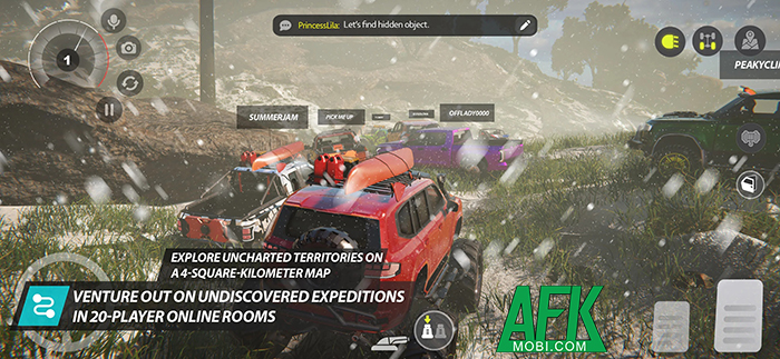 Offroad League Online game mô phỏng lái xe địa hình với đồ họa 3D siêu chân thực