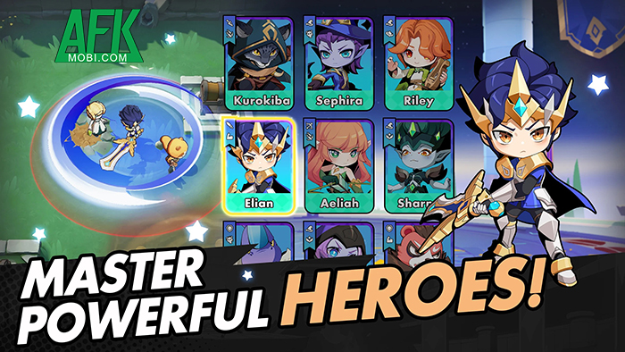 Squad Clash cho bạn gầy dựng tổ đội nhân vật trong những trận đấu săn kho báu trực tuyến