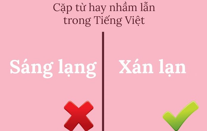 16 cặp từ hay nhầm lẫn dễ gây 