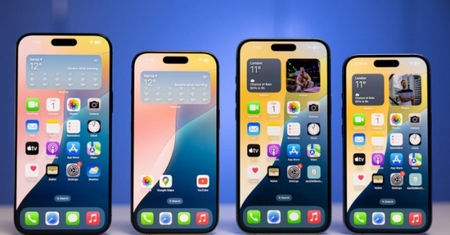 Kích thước màn hình của iPhone 17 bất ngờ được hé lộ