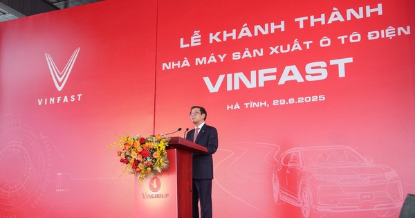 Vinfast khánh thành nhà máy sản xuất ô tô điện tại Hà Tĩnh