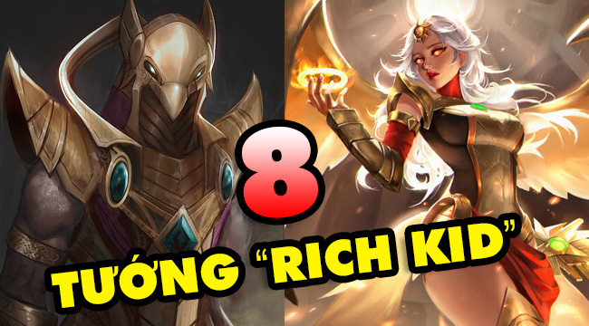 TOP 8 vị tướng “rich kid” sở hữu những phụ kiện đắt giá nhất trong LMHT