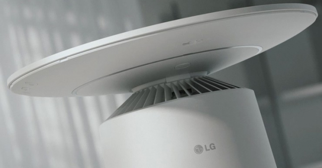 LG ra mắt máy lọc không khí có mặt bàn kiêm sạc không dây