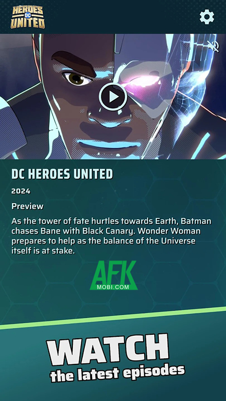 DC Heroes United trò chơi tương tác cốt truyện mới nhất của Genvid với chủ đề vũ trụ DC