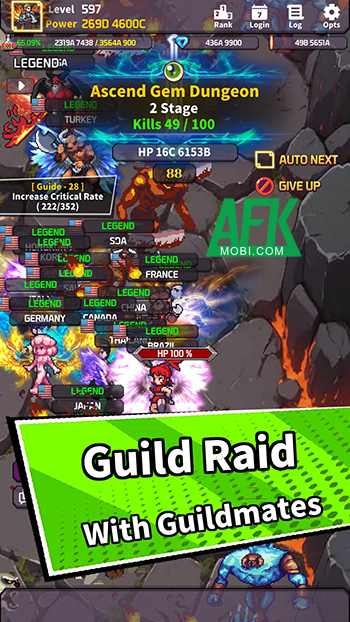 IDLE PARTY: AFK RPG cho các game thủ lập tổ đội chiến đấu cày cuốc một cách nhàn rỗi