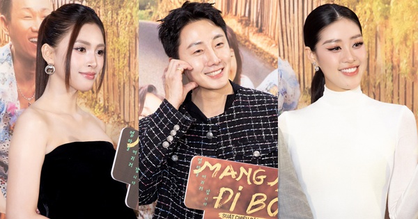 Thảm đỏ hot 1000 độ: Jung Il Woo bê cả giỏ xoài giữa sự kiện, Tiểu Vy - Khánh Vân đọ sắc tưng bừng bất phân thắng bại