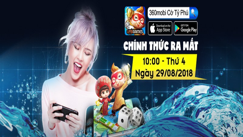 360mobi Cờ Tỷ Phú chính thức ra mắt vào ngày 29/8 với nhiều quà tặng hấp dẫn