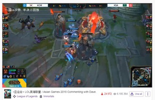 Nhờ Asian Games 2018, LMHT đạt kỷ lục về lượng người xem trên Twitch, vượt qua cả Fortnite