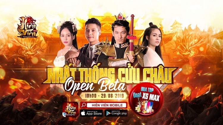 Hiên Viên Mobile chính thức Open Beta, cùng Liên Bỉnh Phát đua top giành iPhone Xs Max
