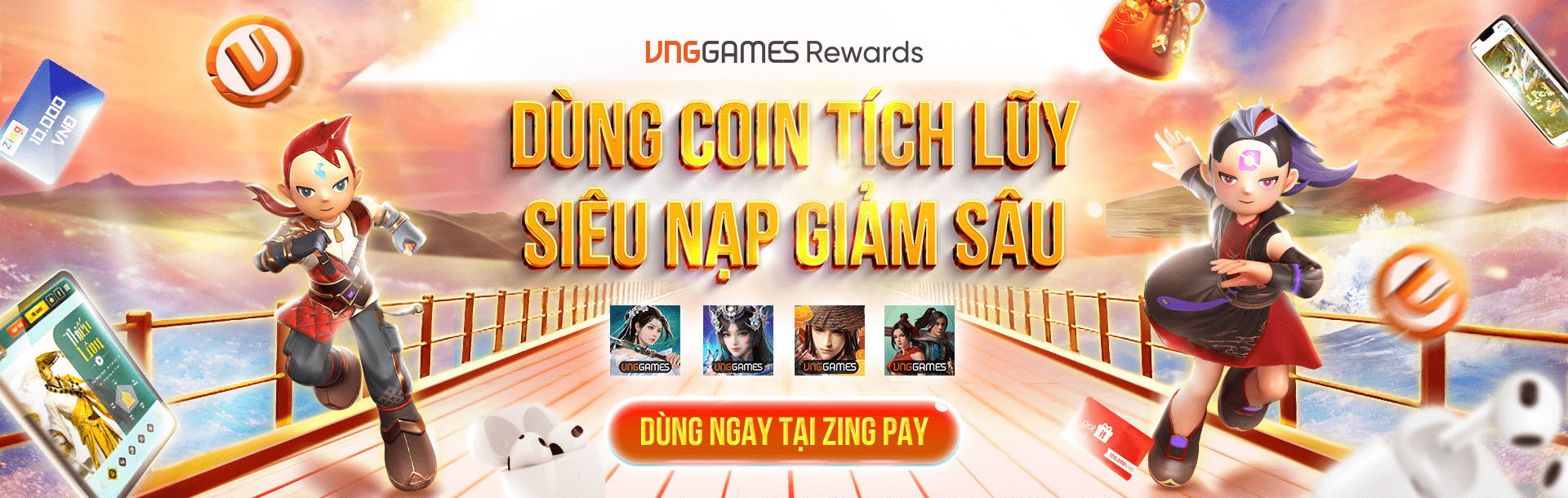 VNGGames Rewards ra mắt: Game thủ các tựa game Võ Lâm Truyền Kỳ, Kiếm Thế Origin trải nghiệm đầu tiên