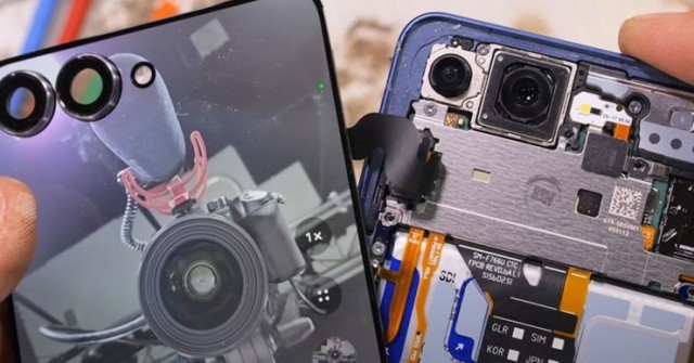 Bất ngờ với khả năng sửa chữa khi tháo rời Galaxy Z Flip7