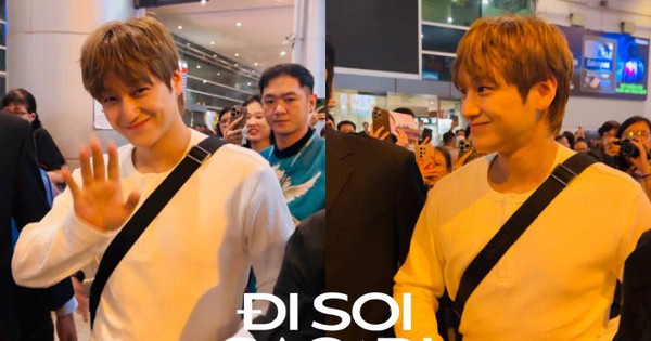 “Chồng iu” Kim Bum chính thức hạ cánh TP.HCM, "sốc visual" cỡ nào mà fan hú hét um sùm?