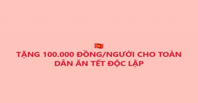 Tặng 100.000 đồng/người cho toàn dân mừng Tết độc lập: VNeID lại khó truy cập