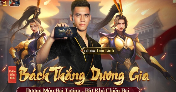 Tiến Linh trở thành gương mặt đồng hành tiếp theo của Võ Lâm Truyền Kỳ 1 Mobile