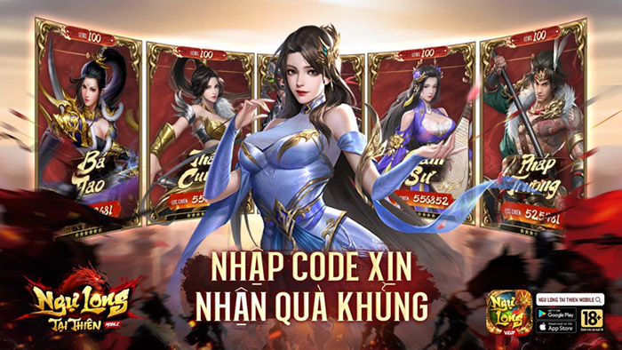 Ngự Long Tại Thiên Mobile chính thức lên kệ với bộ giftcode giới hạn