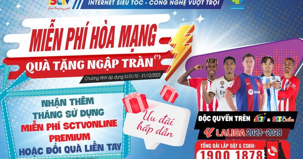 Đăng ký ngay, nhận quà liền tay cùng SCTV