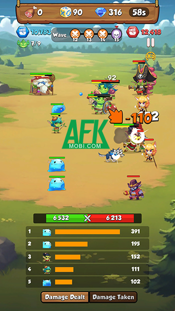 Gầy dựng trận hình yêu tinh chiến đấu với con người tại game Goblin Attack: PvE AutoBattler