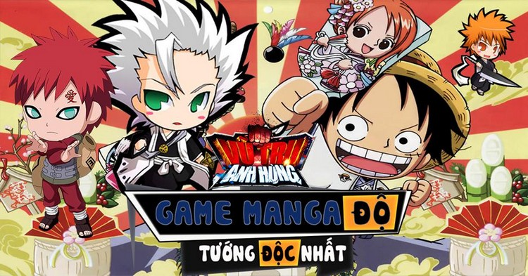 Vũ trụ anh hùng đang dần khẳng định chỗ đứng độc đáo trong mọi tựa game mobile Manga