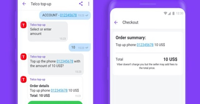 Không chỉ nhắn tin, Viber sắp trở thành siêu ứng dụng với chatbot chuyển tiền online