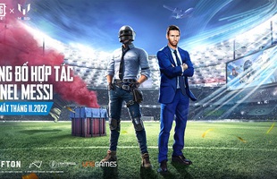 PUBG MOBILE công bố hợp tác với Lionel Messi