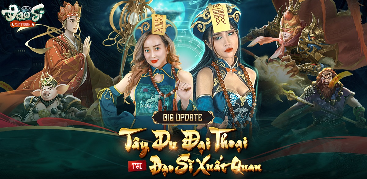 Thầy trò Đường Tăng “khai nhãn âm dương”, “cản yêu diệt thi” trong update cực hot của Đạo Sĩ Xuất Quan VTC 