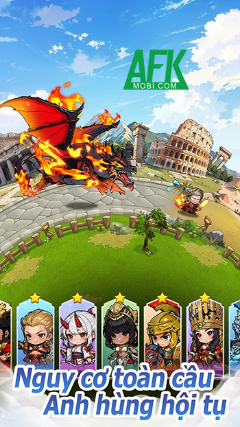 Mini Empire: Hero Never Cry game đấu tướng chiến thuật có đồ họa chibi ngộ nghĩnh