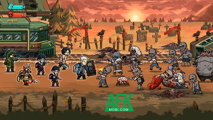 Dẫn dắt những người sống sót chống lại xác sống trong Zombie Warfare: The Death Path