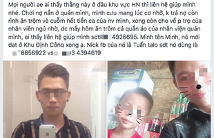 Thanh niên vô liêm sỉ nhất hệ mặt trời: Chơi nợ, ngủ nhờ rồi trộm tiền của nhân viên quán net