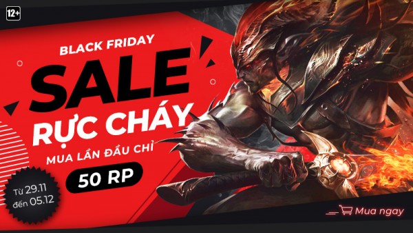 Sale rực cháy mùa Black Friday (29/11-05/12)