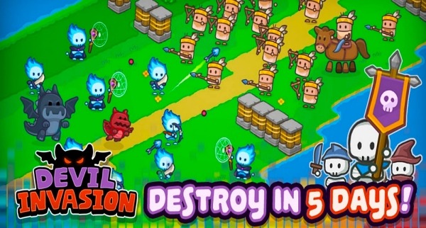 Devil Invasion - Game giải trí vui nhộn hiện đã có sẵn trên Google Play Store