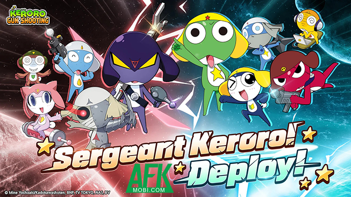 Keroro Gun Shooting game shooting PvP trực tuyến lấy chủ đề từ Quân Đoàn Ếch Xanh