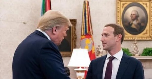 Ông Trump ăn tối với Mark Zuckerberg sau những ngày tháng bị cấm dùng Facebook