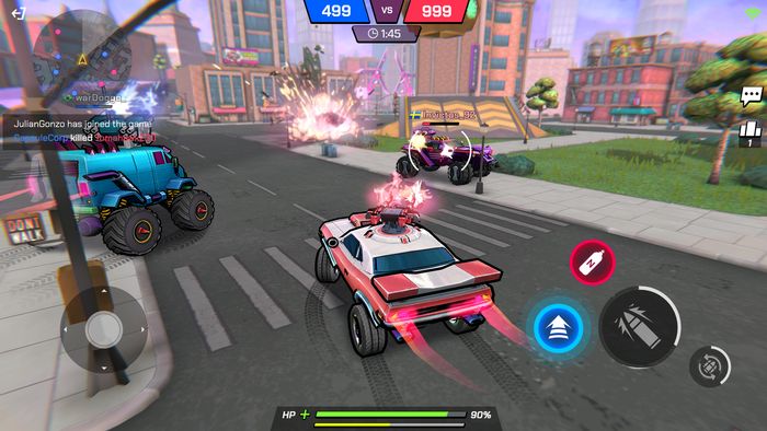 Battle Cars: 3D Shooting Rac tựa game đua xe bắn súng đang mở đăng ký trước