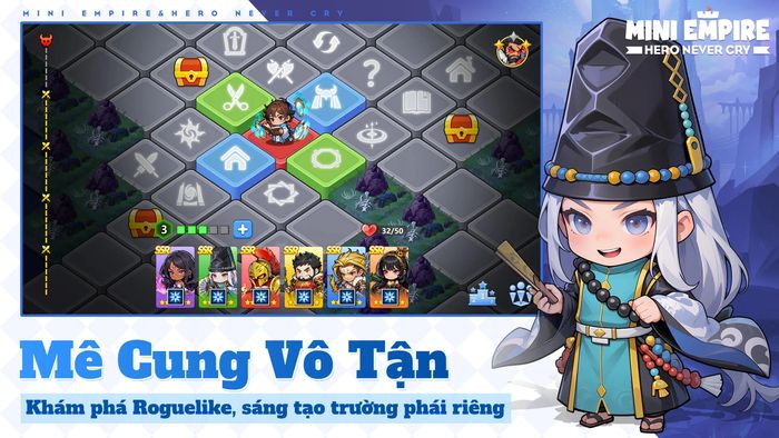 Mini Empire tựa game game thẻ bài chiến lược sắp ra mắt