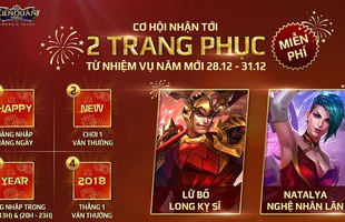 Liên Quân Mobile: Người chơi có thể nhận được rất nhiều Ruby và mảnh skin từ sự kiện này