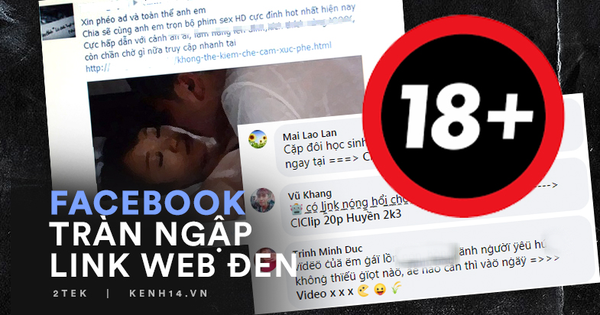 Hết vấn nạn tin giả hack tài khoản, Facebook lại ngập tràn bình luận spam link giả web đen, clip sex để lừa đảo