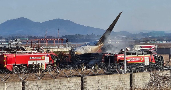 Yonhap: Gần như toàn bộ 181 người trong tai nạn máy bay tại Hàn Quốc được cho là đã thiệt mạng