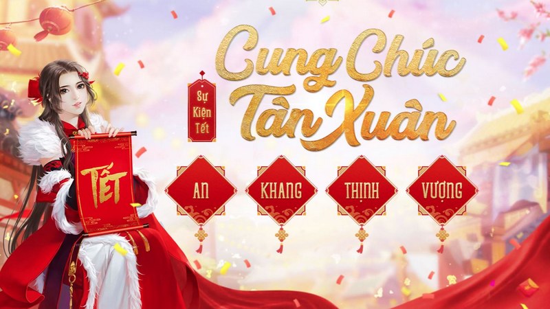 Rinh ngay quà lớn cùng chuỗi sự kiện Tết Võ Lâm Truyền Kỳ Mobile