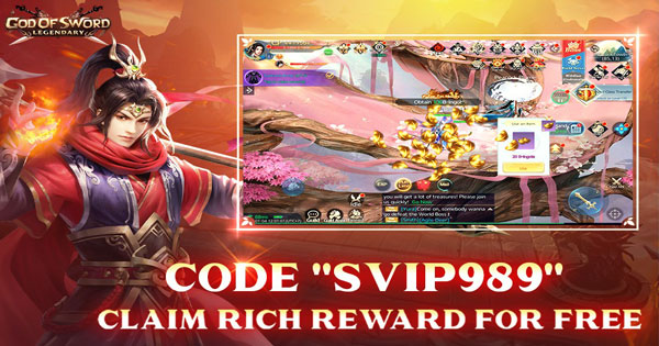 Game nhập vai God of Sword: Legendary mở ra thế giới tiên hiệp mộng ảo