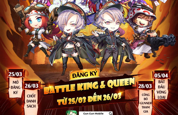 BATTLE KING & QUEEN: Giải Đấu Cặp Đôi cực HOT từ Gun Gun Mobile chính thức khởi tranh, quy mô toàn quốc