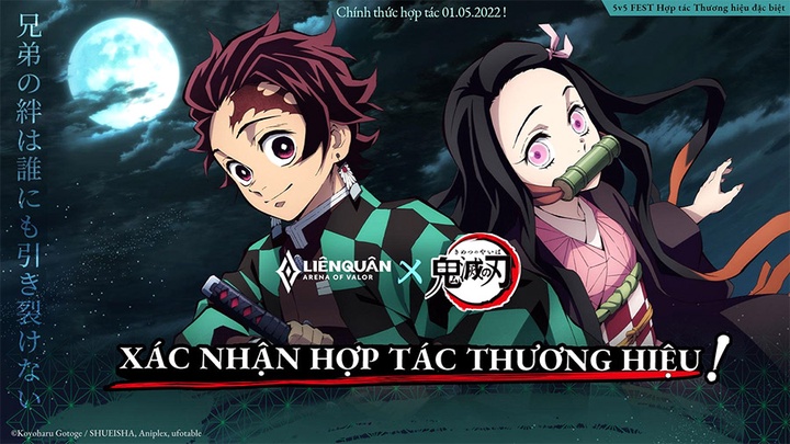 Liên Quân Mobile công bố hợp tác thương hiệu Kimetsu no Yaiba