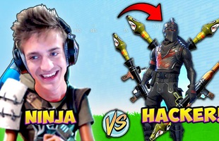 [Video] Bắn Fortnite gặp hack, Ninja cười rồi bắn 