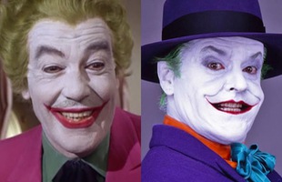 Cesar Romeo và Jack Nicholson, những diễn viên đầu tiên đặt nền móng cho nhân vật Joker trên màn ảnh rộng