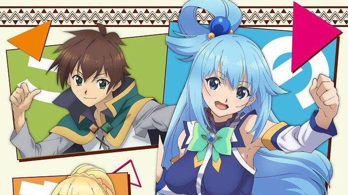 Konosuba ss3 công bố poster cùng thông báo về đội ngũ nhân sự cho phần mới