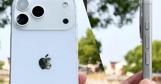 Hé lộ độ dày ấn tượng của iPhone 17 Pro Max