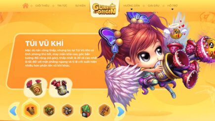 Thời trang và Vũ Khí là hai tính năng tạo nên cá tính của game thủ Gunny Origin