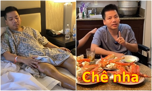 Kéo chân 10 ngày dài thêm được hẳn 1cm, Khoa Pug đã nóng vội bổ sung thêm canxi bằng cua Hoàng Đế nhưng 