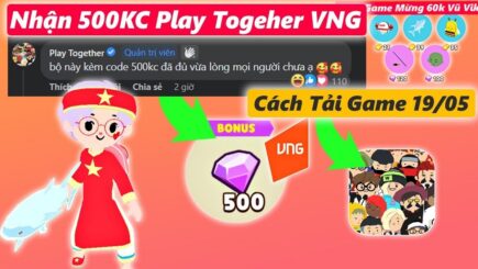 Play Together VNG: Chi tiết 6 bước chuyển đổi để nhận 500 Kim Cương